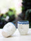 Set of 2 - Dreamy White Dimpled Hand-Thrown Ceramic Tumbler