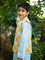 Set of 3 - Sunshine Love Block Printed Kurta With Jacket