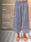 Blue Bliss Stripes Modal Palazzo Pants