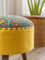 Mandala Solid Wood Ottoman