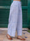 Blue Chevron Block Printed Cotton Palazzo