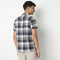 Checkered Camp Collar Shirt Half Sleeve Mood Shirt