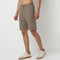 Moodᵉˣ Shorts - Above Knee Trendy Yarn Dyed Textured Pull-On Shorts Relaxed Fit