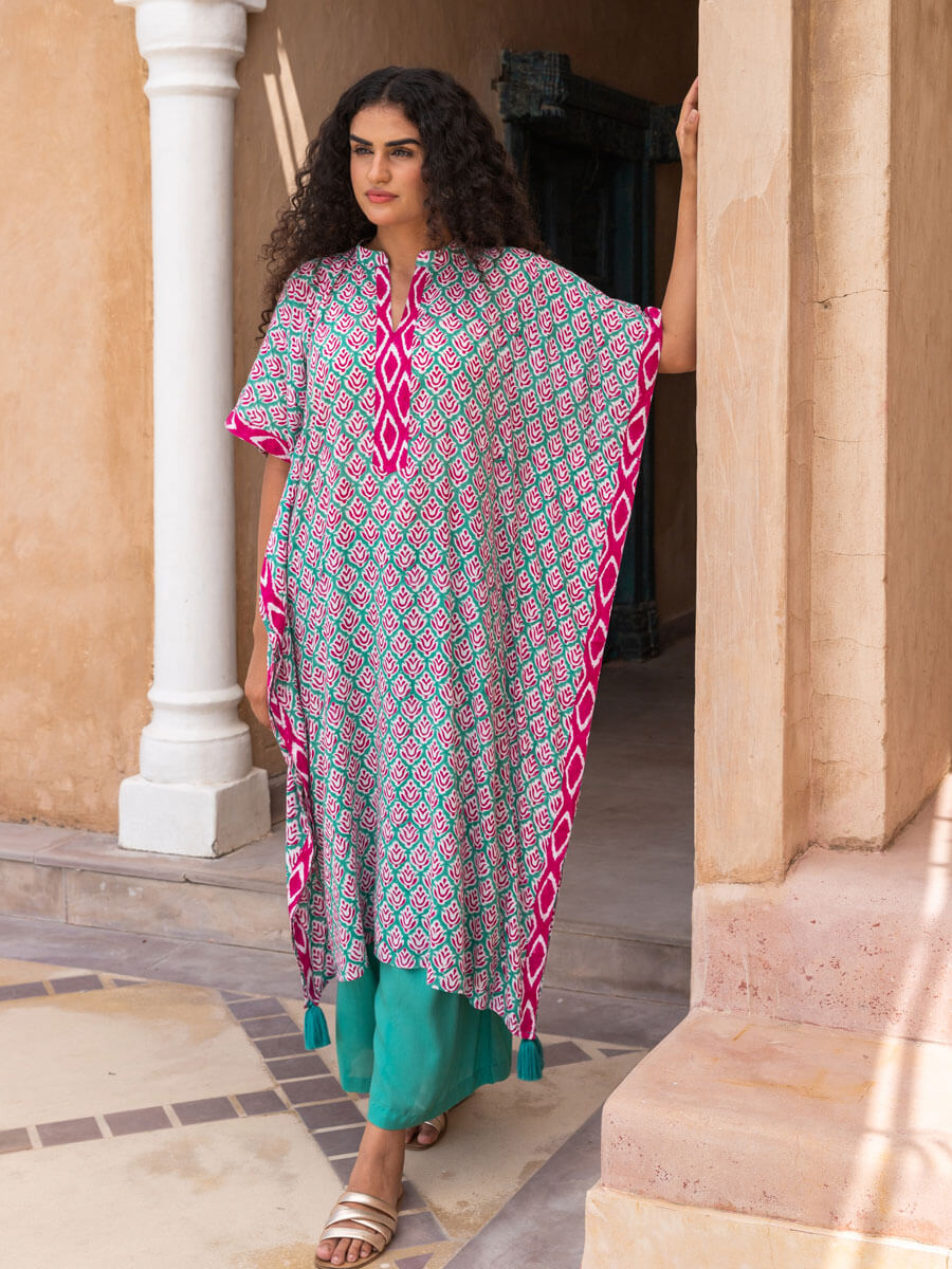Kalindi Modal Kaftan Kurta