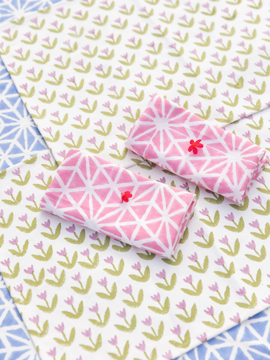 Shaurya Block Printed Cotton Table Napkin