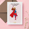 Supermom Cape Card - Telugu