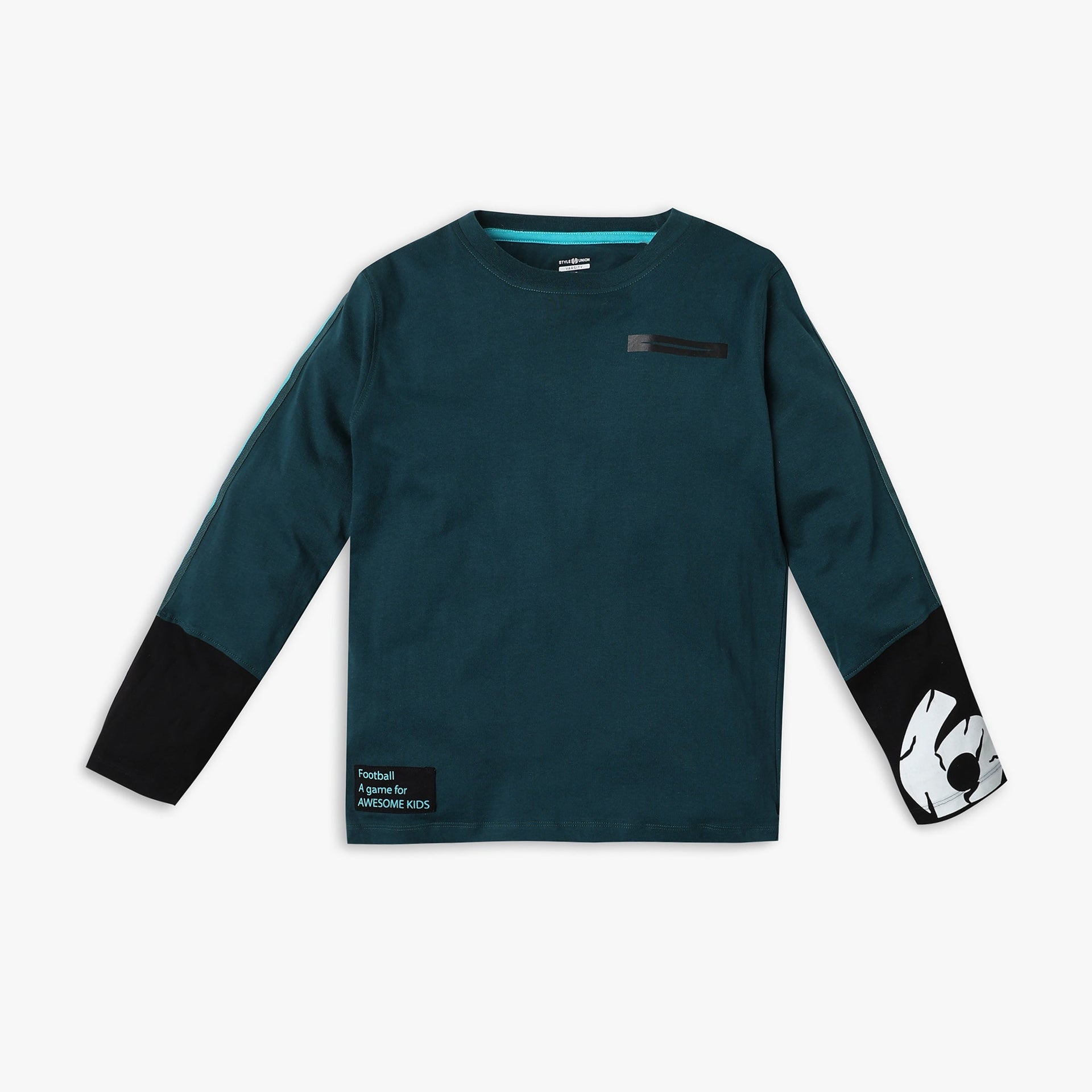 Boy'S Regular Fit Solid T-Shirt