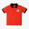 Boys Regular Fit Cut And Sew T-Shirt
