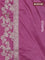 Banarasi semi katan saree mauve pink with zari woven buttas and zari woven border