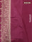 Banarasi semi katan saree mauve pink with zari woven buttas and zari woven border