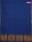 Bengal soft cotton saree cs blue and maroon with plain body and zari woven border
