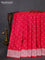Banarasi semi mushru silk saree red with allover zari woven buttas and zari woven border