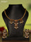 Antique attigai necklace with kemp stones and pearl & golden beads hanging