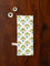 Tiny Tulip Block Printed Toothbrush Travel Pouch