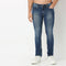 Vintage Worn Out Look Slim Crop Fit Jeans