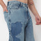 Emblished Cropped Anti Fit Jeans
