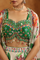 Cape Style Floral Designer lehenga