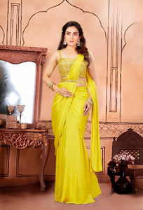 Yellow with drape