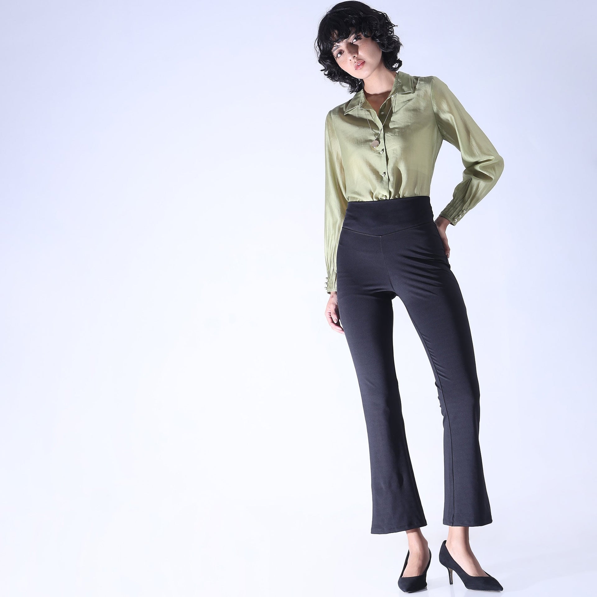 Air Dry Bootcut High Rise Leggings
