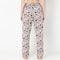 Ankle Length Straight Fit Animal Print Lounge Pyjamas