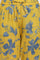 Yellow Bold Floral Printed Pure Cotton Flared Kurta and Pants Co-ord Set