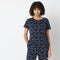 All Over Print Cotton Lounge T-Shirt