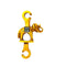 Brass Chains for Swing, Jhula Chain, Swing Chain Hooks and Accessories, Color - Golden. Height  71 Inches.