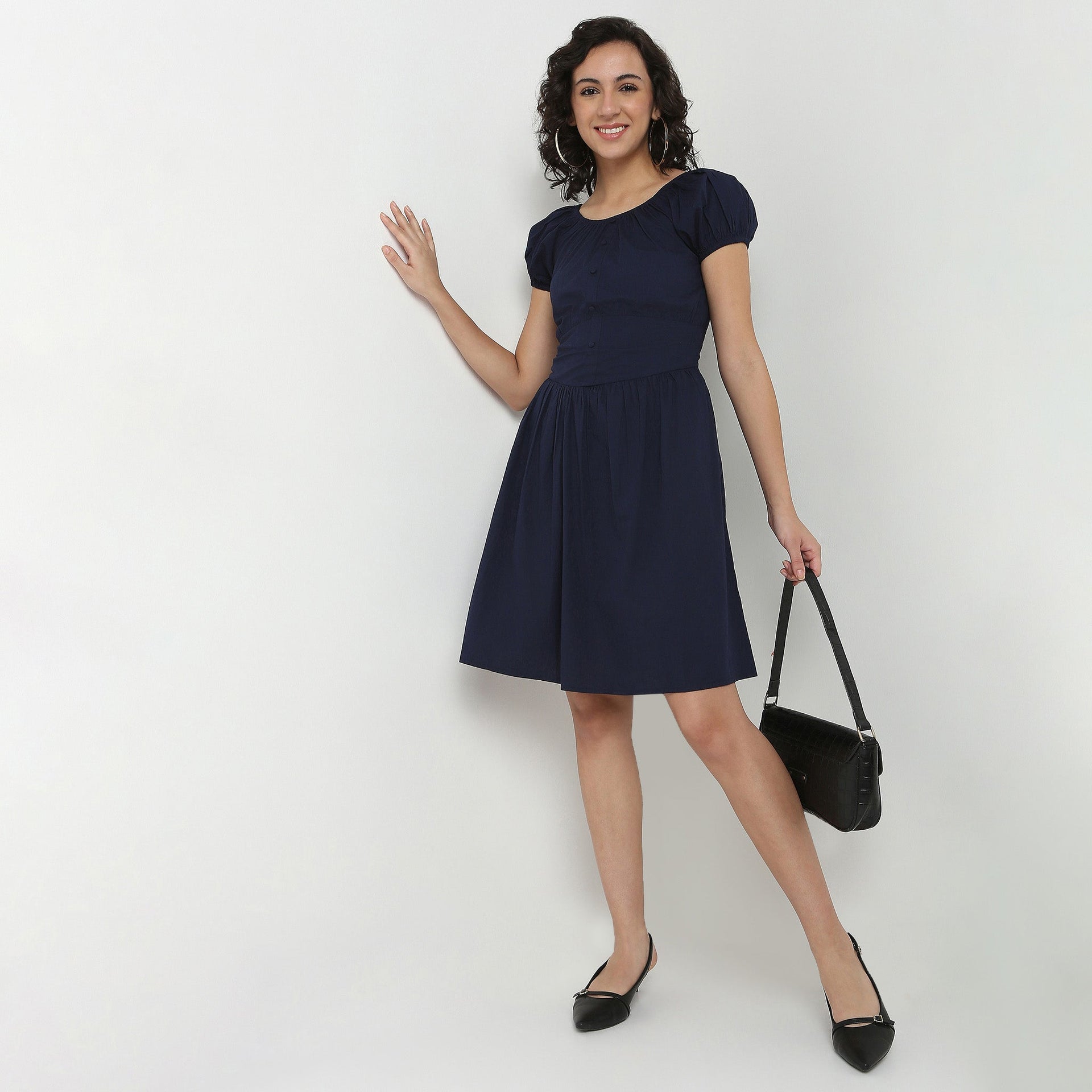 Cotton Flare Dress