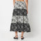 Betty Tiered Skirt With Floral All Over Print