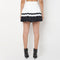 Womens Flare Fit Pleated Short Skirt Along With A Belt