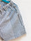 Zebra Lines Grey Organic Cotton Block Printed Shorts