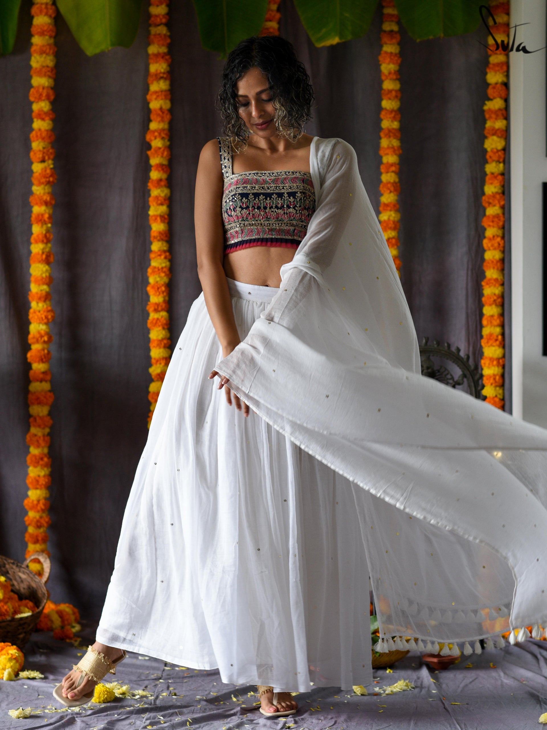 Udta Baadal (Lehenga Set)