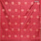 Banarasi cotton saree maroon with copper zari woven geometric buttas and piping border