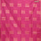 Banarasi cotton saree pink with copper zari woven box type buttas and piping border