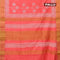 Bhagalpuri saree peach pink shade with butta prints and zari woven border