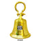 Brass Bell, Brass Pooja Bell Ghanti For Home Temple Decoration (Height 6.5 Inches)