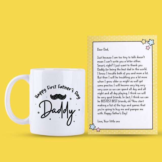 Letter & Doodle Mug Combo