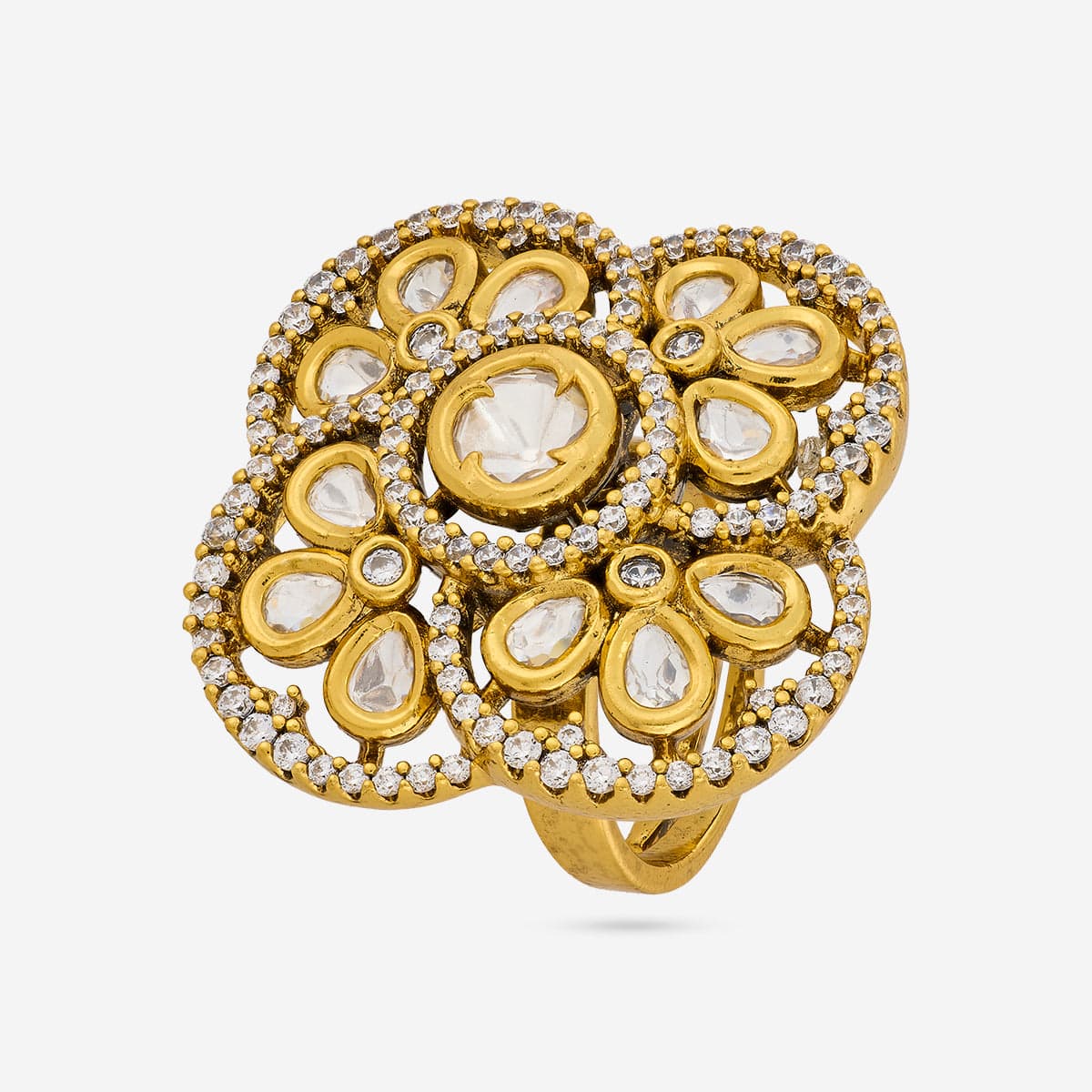 Kundan Finger Ring 197203