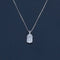 92.5 Silver Pendant with Chain 180873