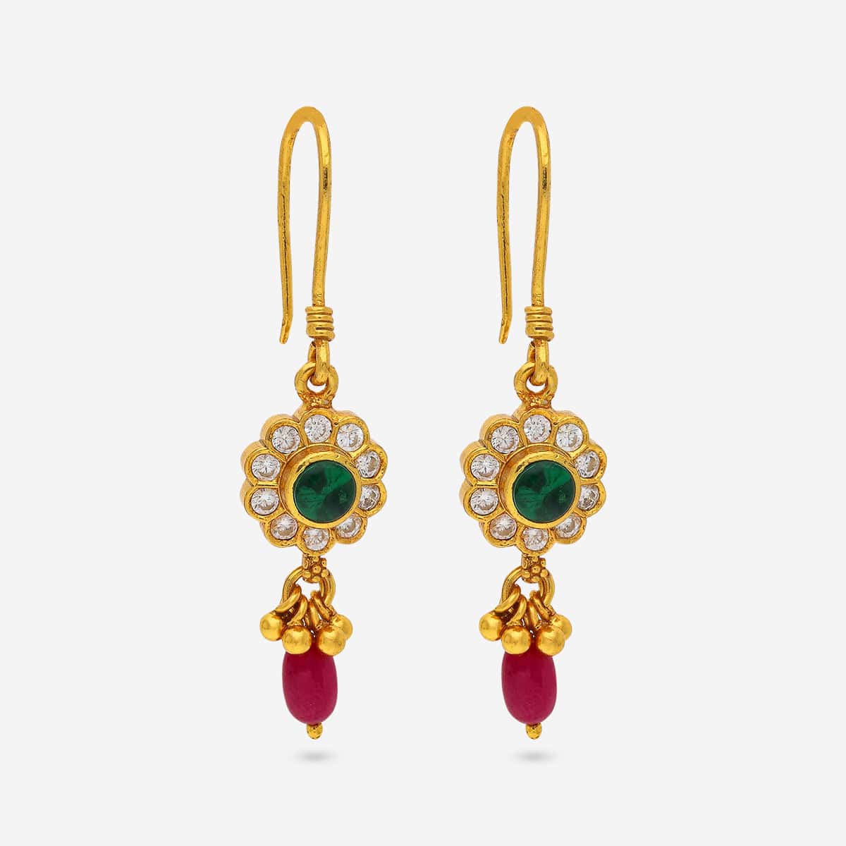 Silver Temple Earring 197457