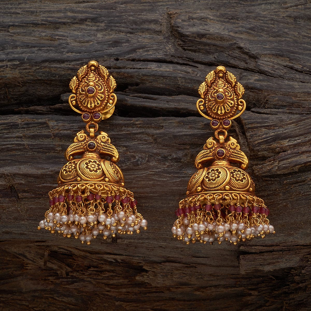 Silver Temple Earring 168071