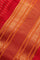 Gadwal Silk Red Saree