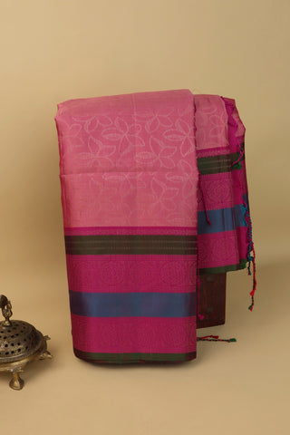 Coimbatore Soft Silk Onion Pink Saree