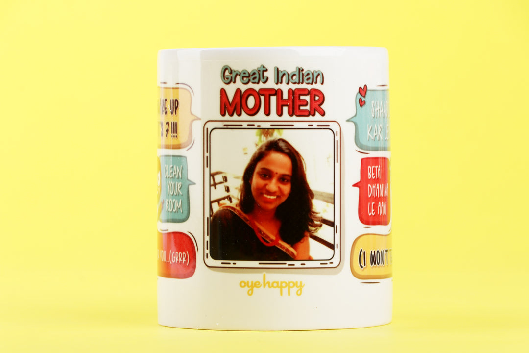 Great Indian Mom Photo Mug