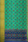 SEA GREEN and MULTI IKKAT PRINT SILK Saree with IKAT