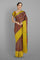 MAROON and OLIVE PATOLA SILK Saree with IKAT