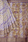 MULTI and VIOLET LAHARIYA PRINT TUSSAR SILK Saree with BANARASI FANCY