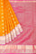 MUSTARD and PINK BUTTIS SILK BLEND Saree with SEMI PATTU