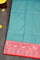 BLUE and DARK PINK BROCADE SILK Saree with BANARASI FANCY