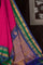 Gadwal Silk Checks Magenta Saree